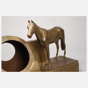 Anton Puchegger, Uhrengehäuse mit Vollblutpferd