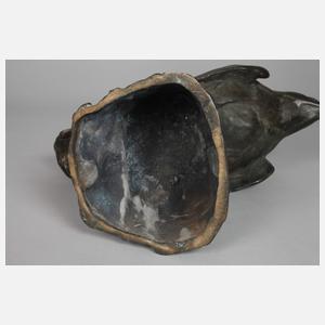 nach Willy Zügel, spähender Adler auf Fels