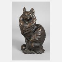 August Göhring, sitzende Katze111