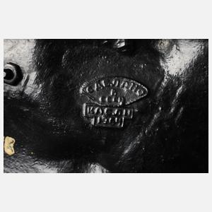 Jagdhund und Rebhuhn Eisenguss