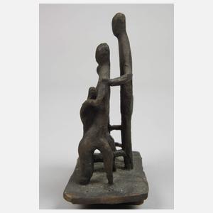 Bronzegruppe Familie