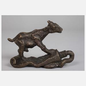 Julia Schleicher, zwei "Hallenser Kunstziegen"