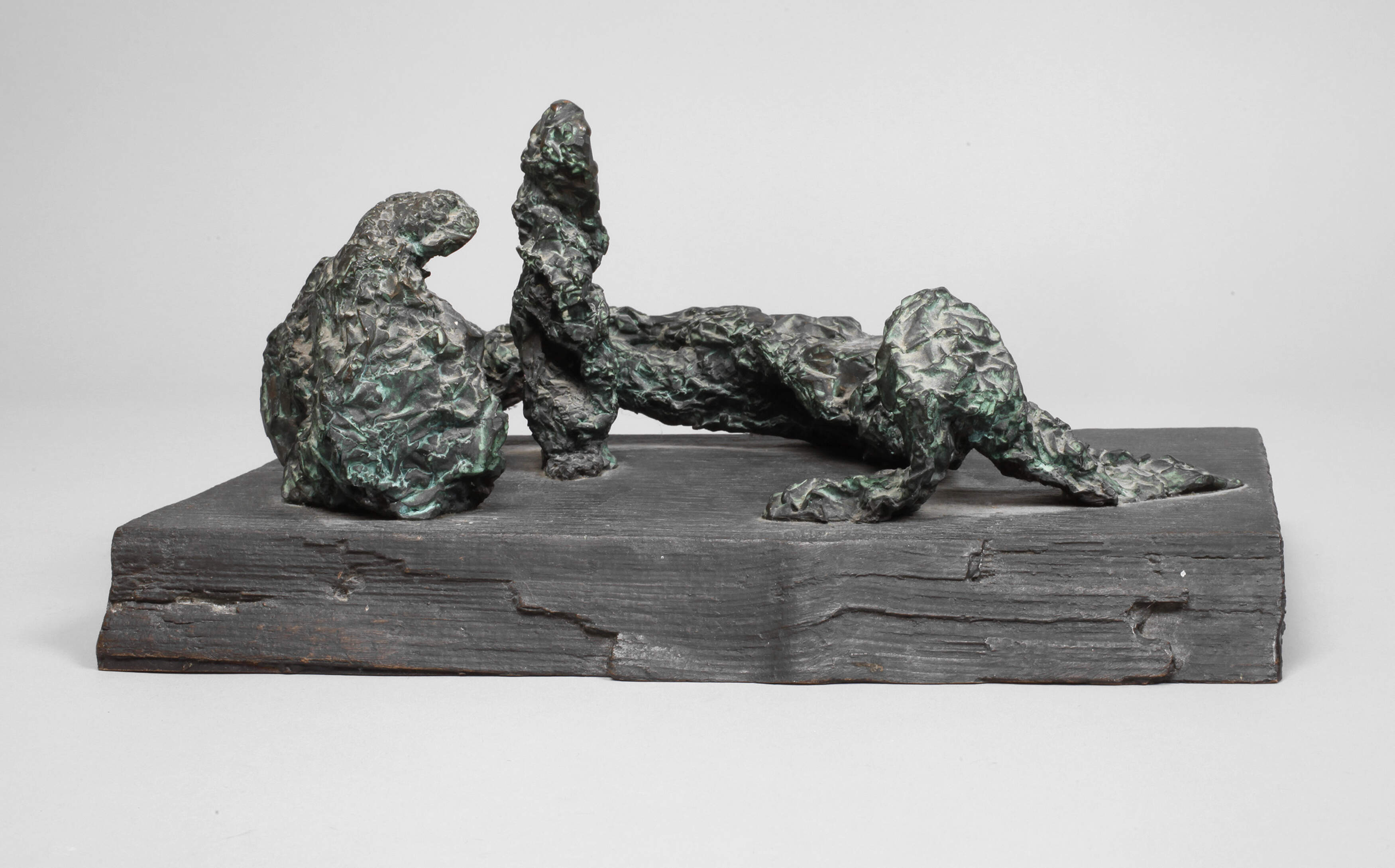 A. R. Penck, abstrakte Bronzeplastik