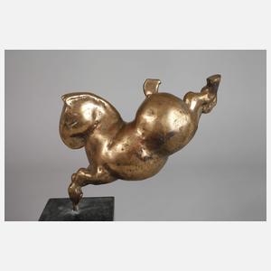 Christian Peschke, springendes Pferd