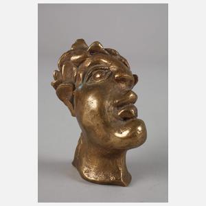 Christian Peschke, kleine Reliefbüste