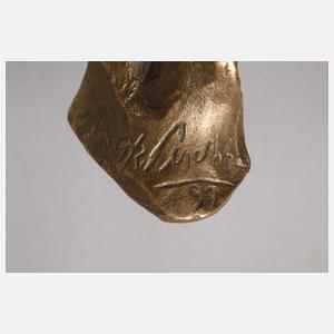 Christian Peschke, kleine Reliefbüste