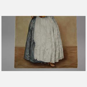 KPM Berlin Bildplatte "Das Schokoladenmädchen"