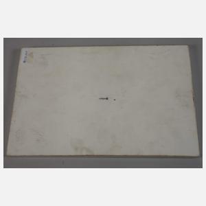 KPM Berlin Bildplatte "Das Schokoladenmädchen"