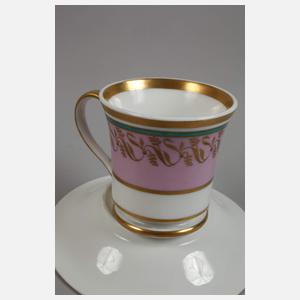 KPM Berlin Tasse Goldmalerei