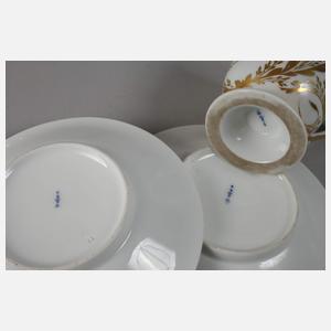 KPM Berlin Paar Hochzeitstassen Goldmalerei