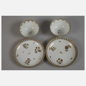 Venedig Paar Koppchen Goldmalerei