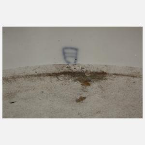 Alt Wien ovale Servierplatte Blumenmalerei