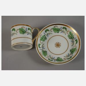 Alt-Wien Kaffeeservice Efeukranzdekor