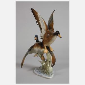 Hutschenreuther Aufsteigende Wildenten