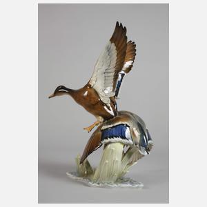 Hutschenreuther Aufsteigende Wildenten