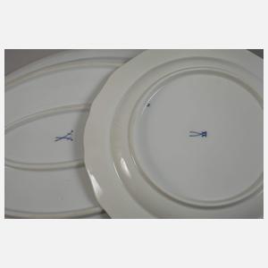 Meissen acht Serviceteile "Zwiebelmuster"