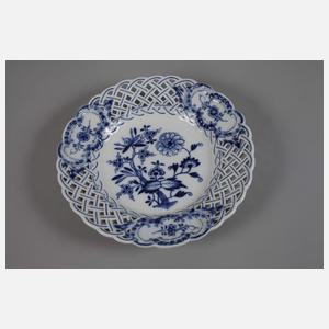 Meissen Durchbruchteller "Zwiebelmuster"
