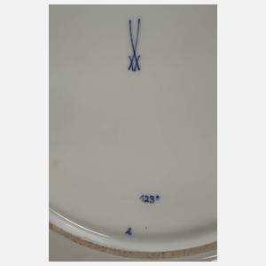 Meissen großer Wandteller Disteldekor