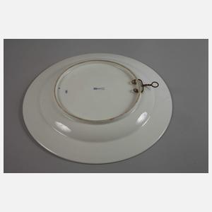 Meissen großer Wandteller Disteldekor