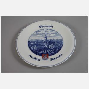 Meissen Ansichtenteller Meerane