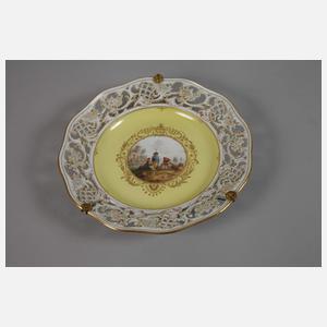 Meissen Zierteller Kauffahrteiszene