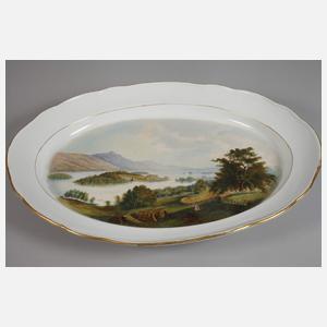 Meissen große Ansichtenplatte