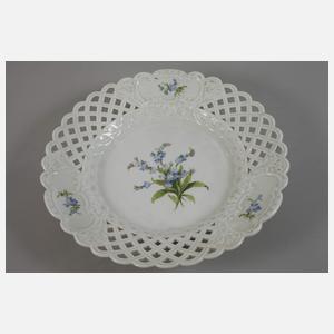 Meissen Durchbruchschale "Vergissmeinnicht"