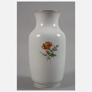 Meissen Balustervase Blumenmalerei