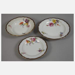 Meissen Speiseservice "Bukett schräg"