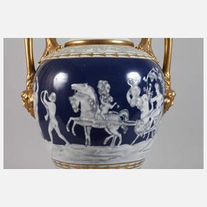 Große Amphorenvase Pâte sur Pâte