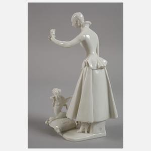 Nymphenburg "Dame mit Hündchen"