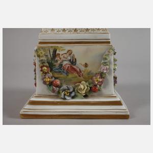 Potschappel prunkvolle Potpourrivase Mutterglück