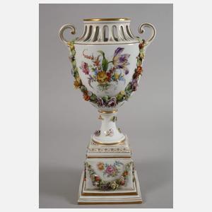 Potschappel prunkvolle Potpourrivase Mutterglück