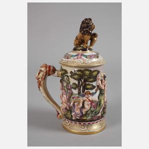 Rudolstadt Humpen im Capodimonte-Stil