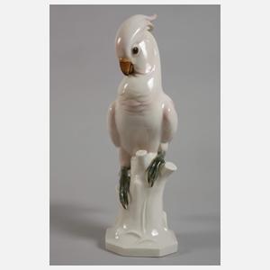 Schwarzburger Werkstätten "Haubenpapagei"