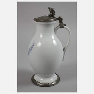 Thüringen Weinkrug mit Zinnmontierung