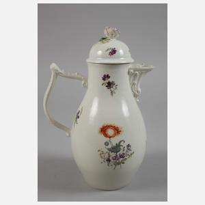 Thüringen Kaffeekanne Blumenmalerei