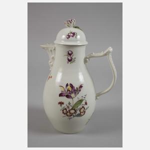 Thüringen Kaffeekanne Blumenmalerei