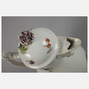 Thüringen Kaffeekanne Blumenmalerei