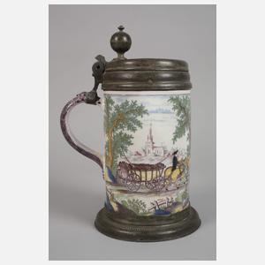 Übergroßer Magdeburger Fayencehumpen