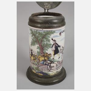 Übergroßer Magdeburger Fayencehumpen