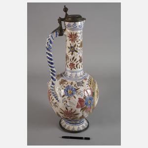 Große Fayencekanne Historismus