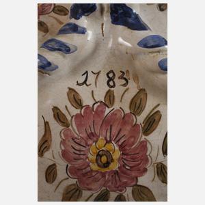 Große Fayencekanne Historismus