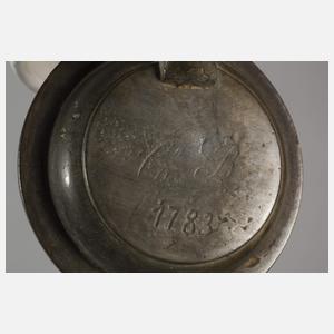 Große Fayencekanne Historismus