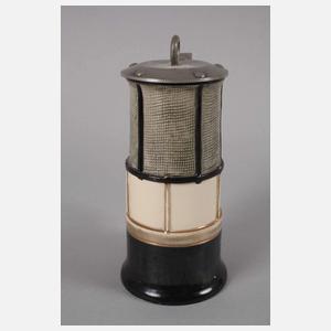 Bierkrug als Grubenlampe