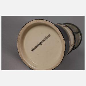 Bierkrug als Grubenlampe