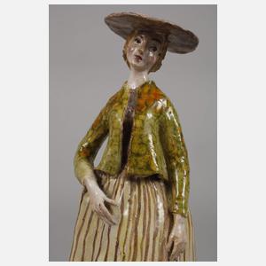 Zwei Trachtenfiguren Fini Platzer