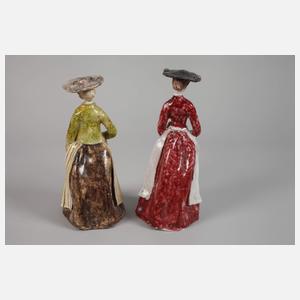 Zwei Trachtenfiguren Fini Platzer