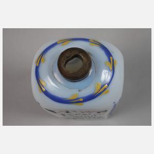 Barocke Schnapsflasche Milchglas