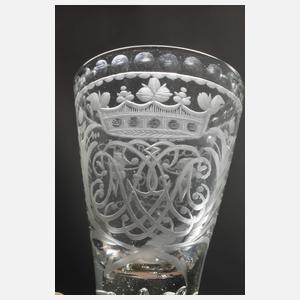 Barockes Glas aus Adelsbesitz